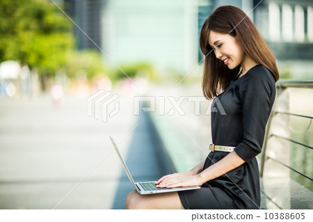 Woman with Laptop Woman with Laptop 10388605