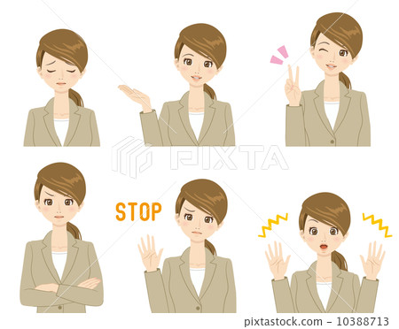 OL pose facial expression set 10388713