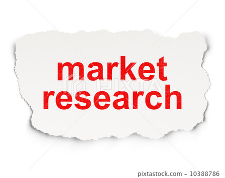 Marketing concept: Market Research on Paper background 10388786