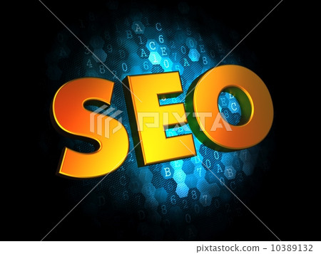 SEO Concept on Digital Background. SEO Concept on Digital Background. 10389132