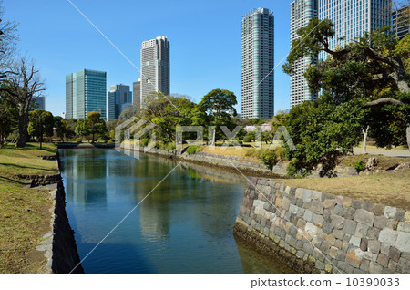 Hamarikyu Imperial Garden · Uchibori Hamarikyu Imperial Garden · Uchibori 10390033