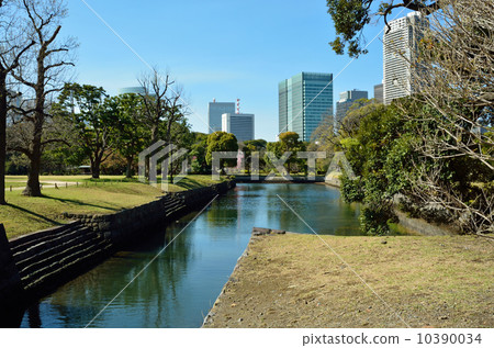 Hamarikyu Imperial Garden · Uchibori Hamarikyu Imperial Garden · Uchibori 10390034