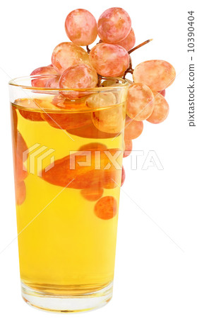 Grapes and glass of juice of a grapes. Grapes and glass of juice of a grapes. 10390404