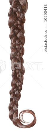 Braid isolated on white. 10390418
