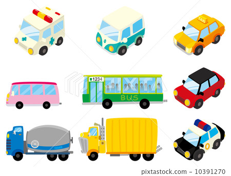 cartoon car icon 10391270
