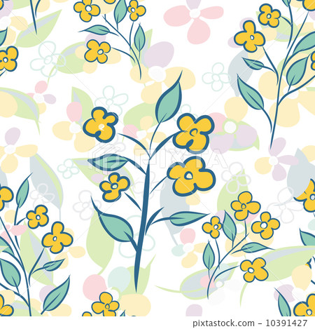 Seamless abstract hand-drawn pattern - Stock Illustration [10391427 ...