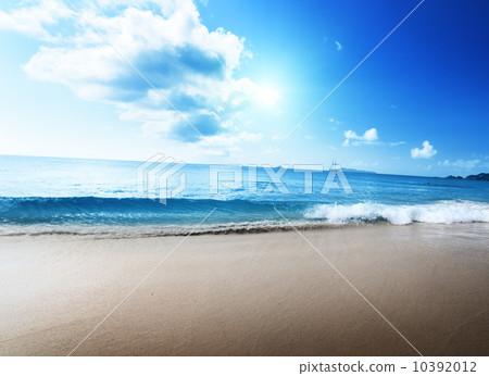 Anse Lazio beach at Praslin island, Seychelles Anse Lazio beach at Praslin island, Seychelles 10392012