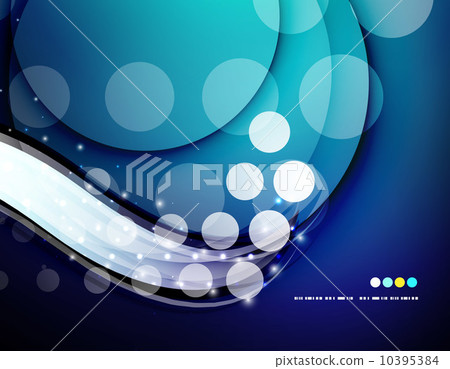 Futuristic white wave design 10395384