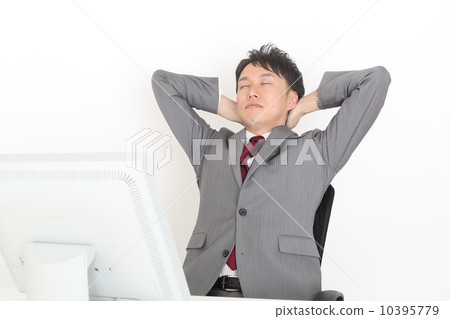 A businessman who got tired A businessman who got tired 10395779