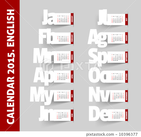 Simple 2015 Calendar. Simple 2015 Calendar. 10396377