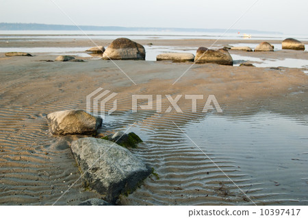 Morning on the bank of the Baltic sea 10397417