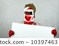 scary bloody zombie wearing a cap and glasses 10397463