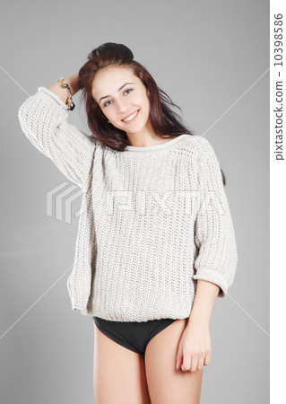 pretty girl laughing 10398586