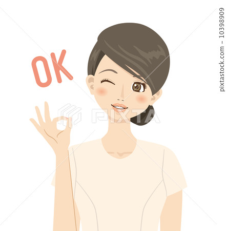 好的好姿勢面部表情成功 10398909