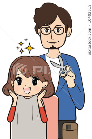 Hairdresser and guest 10402515