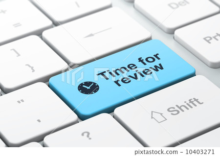 Timeline concept: Clock and Time for Review on... - Stock Illustration ...