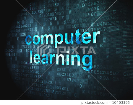 Education concept: Computer Learning on digital... - Stock Illustration ...