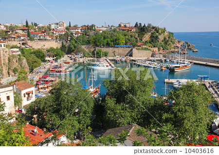 Turkey. Antalya town. Harbor Turkey. Antalya town. Harbor 10403616