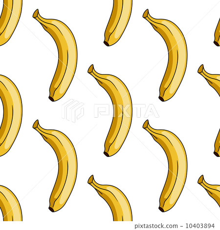 Seamless pattern of  yellow banana 10403894