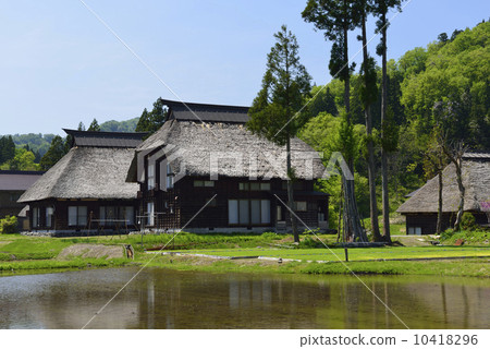 [Niigata] Summer village landscape 10418296