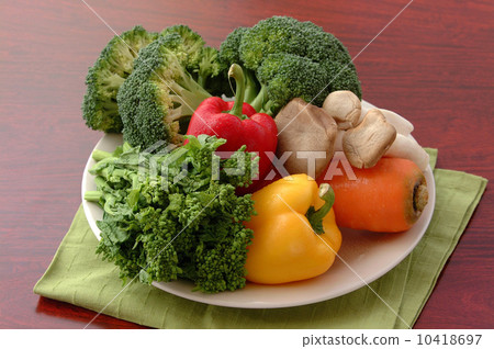 Food vegetables Vegetable platter summer vegetables 10418697