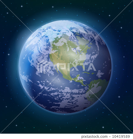 Planet Earth in space Planet Earth in space 10419589