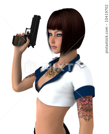 Female fighter Female fighter 10419702