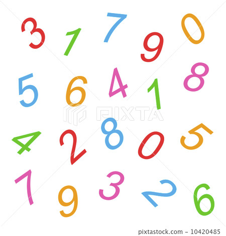 Numeral texture 10420485