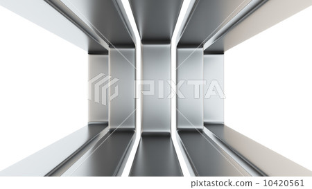 Metal frames on white Metal frames on white 10420561