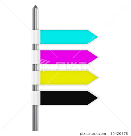 CMYK pointer CMYK pointer 10420578