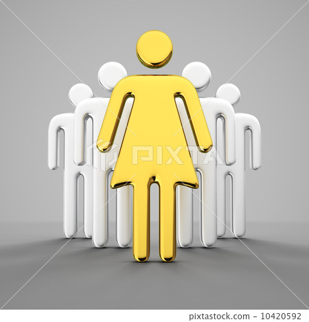 Female leader - Stock Illustration [10420592] - PIXTA