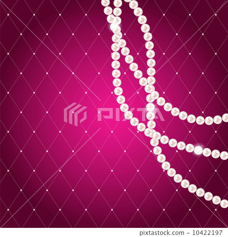 Beauty Pearl Background Vector Illustration 10422197
