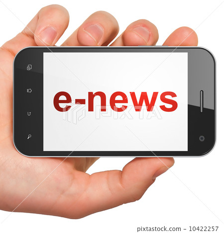 News concept: smartphone with E-news News concept: smartphone with E-news 10422257
