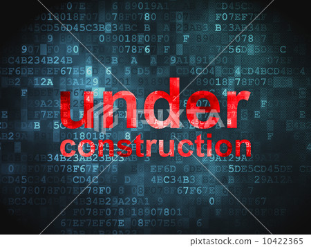 Web design SEO concept: Under Construction on digital background Web design SEO concept: Under Construction on digital background 10422365