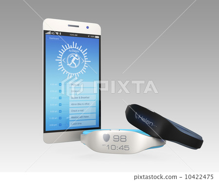 智能手環和智能手機 10422475