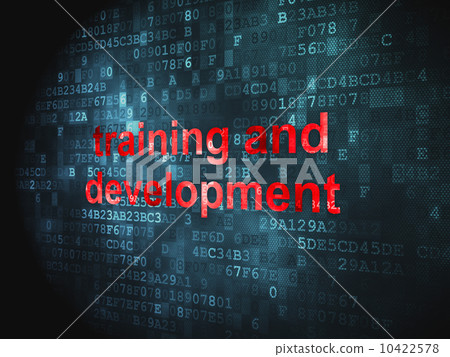 Education concept: Training and Development on digital backgroun Education concept: Training and Development on digital backgroun 10422578