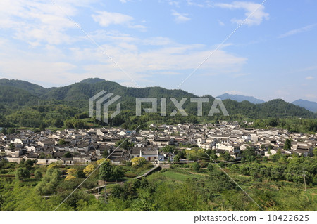 中國古代西部農村新年安徽省 中國古代西部農村新年安徽省 10422625