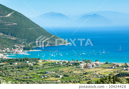 Lefkada coast summer view (Vasiliki, Greece) 10424428