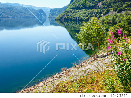 Summer mountain lake Suldalsvatn (Norway) 10425211