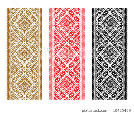 Complementary line thai art illustration. Complementary line thai art illustration. 10425499