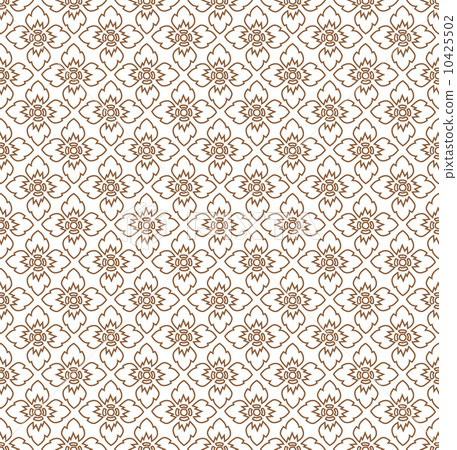 Complementary line thai art background illustration. Complementary line thai art background illustration. 10425502