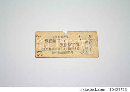 Rigid ticket in the Izukyu line Rigid ticket in the Izukyu line 10425723