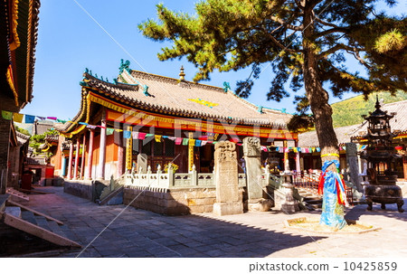 Mount Wutai(Wutaishan) scene-Mahavira Hall (Hall of Ceremony) of Luohou temple 10425859