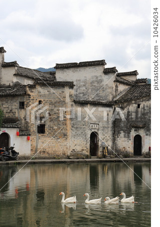 Ancient village Kimura in Anhui province of China 10426034
