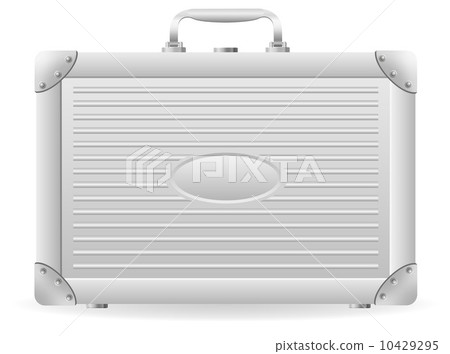 metallic briefcase vector illustration metallic briefcase vector illustration 10429295