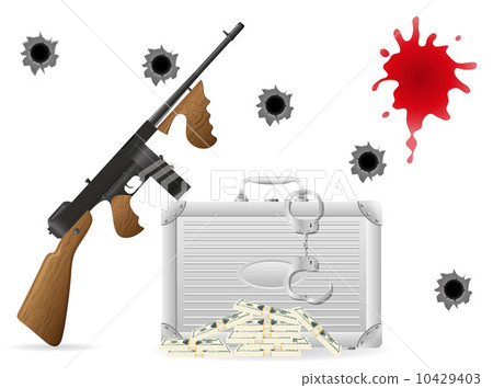 gangster concept vector illustration 10429403