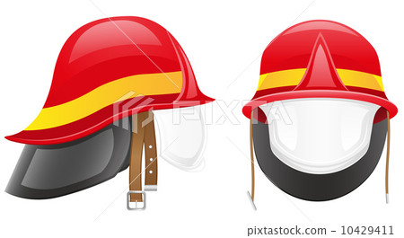 firefighter helmet vector illustration 10429411