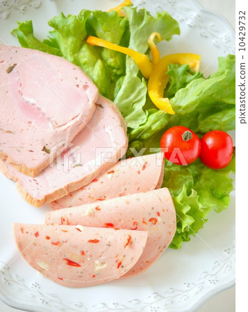 什錦火腿和肉醬(高角度) 什錦火腿和肉醬(高角度) 10429732