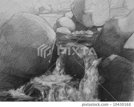 山間溪流 10430168