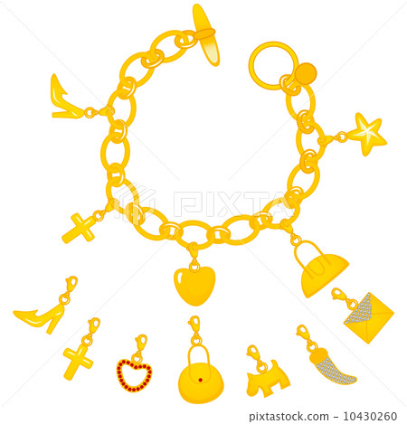 Golden Charms Bracelet 10430260